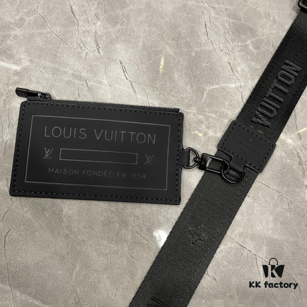 Upgraded 170 M59329 New Full Leather 2-Piece Set Messenger Voyage Bag