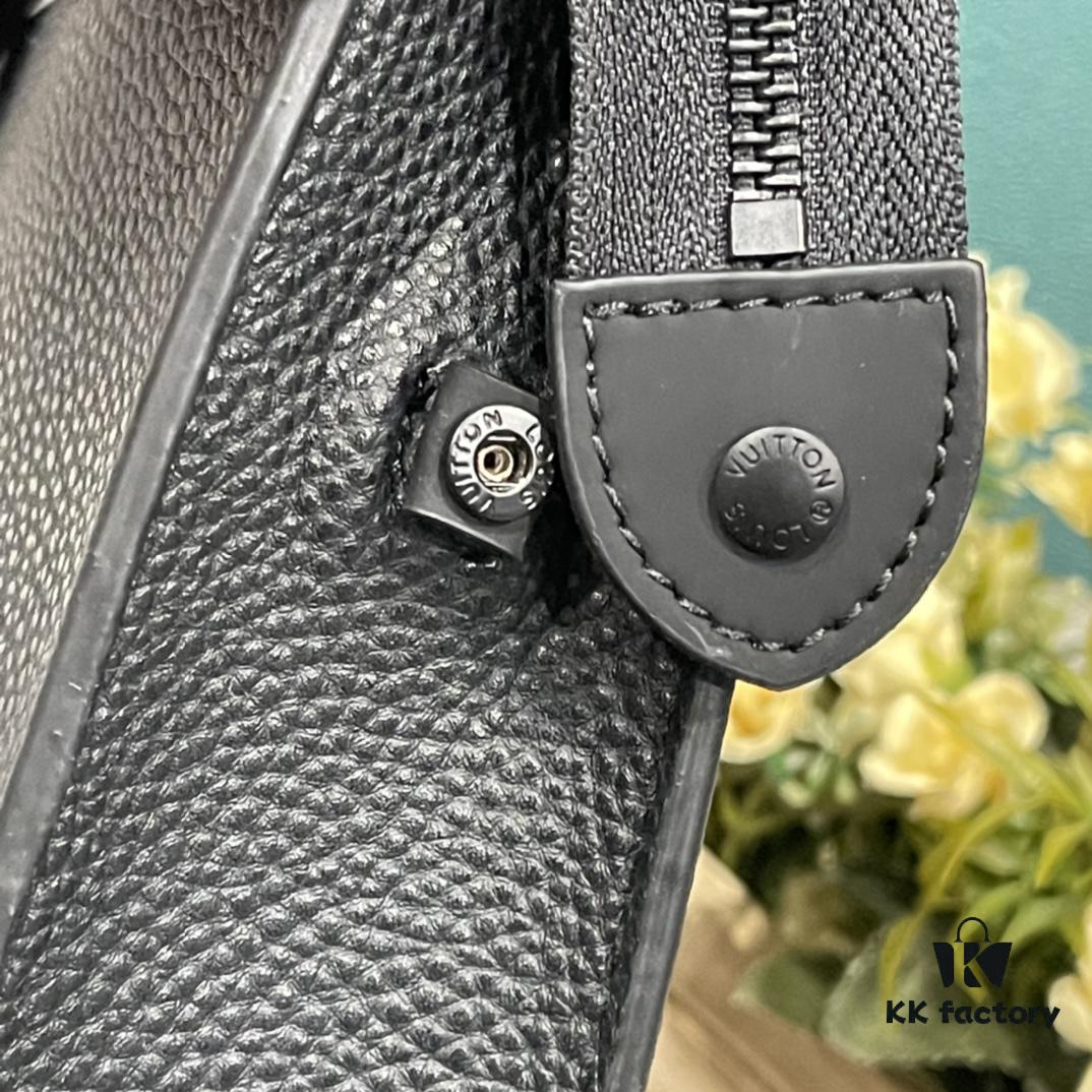 Upgraded 170 M59329 New Full Leather 2-Piece Set Messenger Voyage Bag