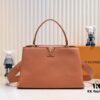 Upgraded M24607 Brown Capucines Souple Large Handbag