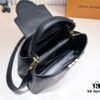 Upgraded M24607 Black Capucines Souple Large Handbag