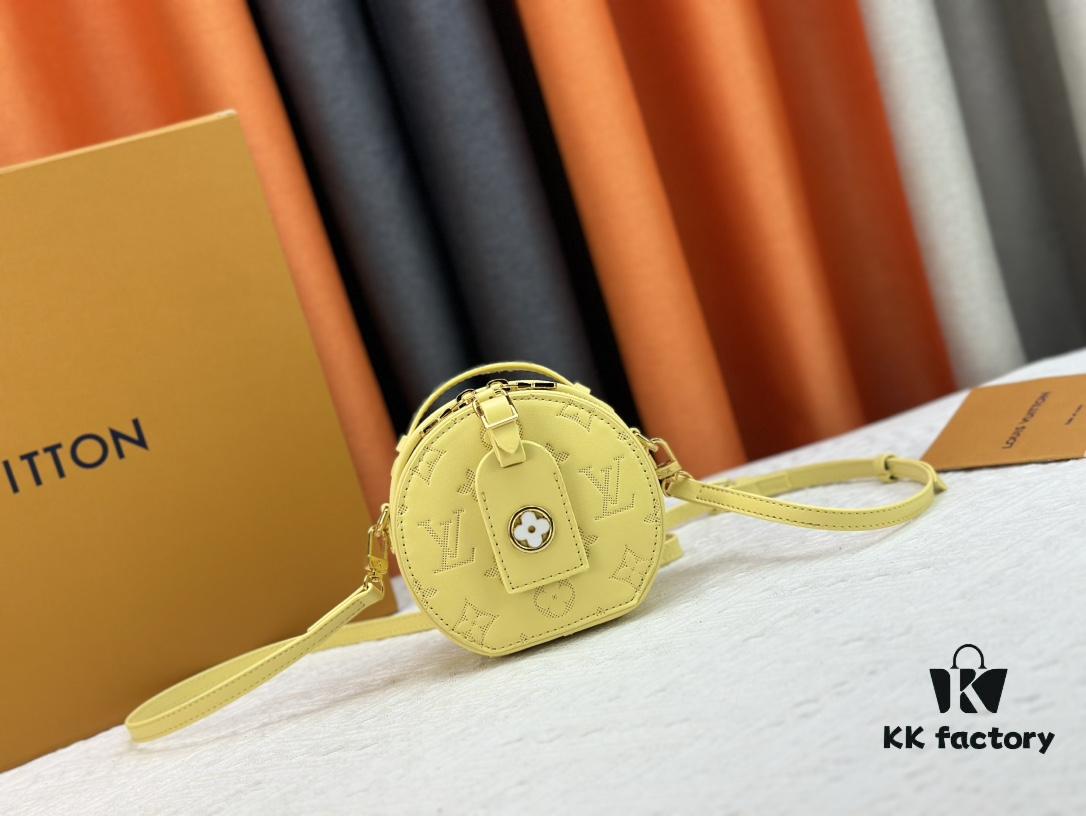 Original 10 M11294 Yellow M47117 M44699 Monogram Flower Women's Round Handbag Series Around Me Bag