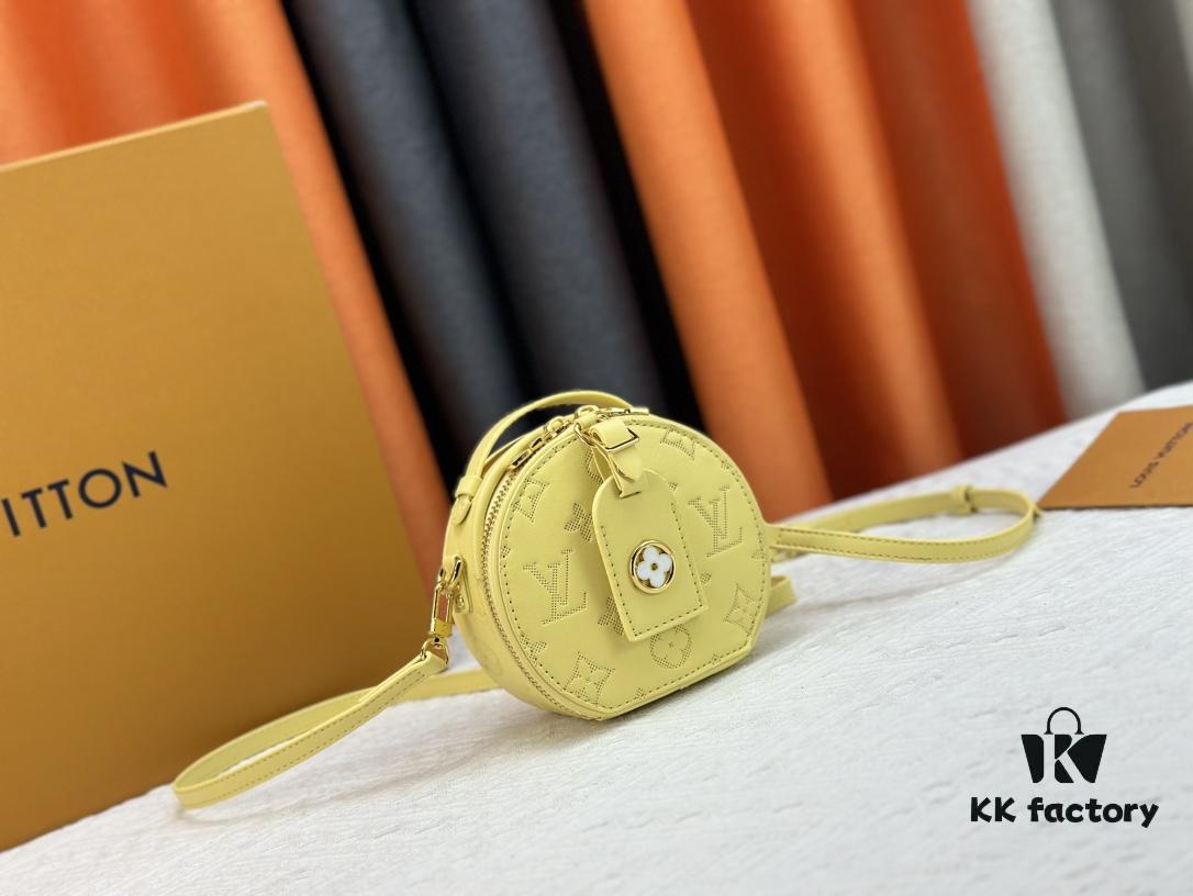 Original 10 M11294 Yellow M47117 M44699 Monogram Flower Women's Round Handbag Series Around Me Bag