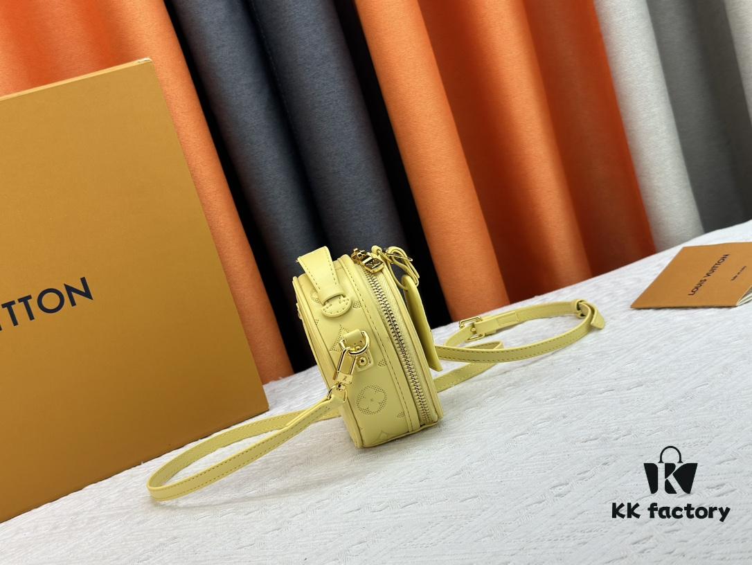 Original 10 M11294 Yellow M47117 M44699 Monogram Flower Women's Round Handbag Series Around Me Bag