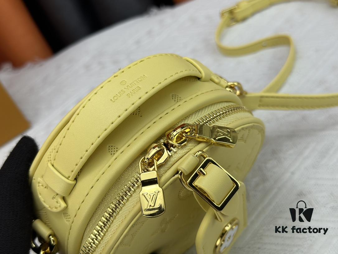 Original 10 M11294 Yellow M47117 M44699 Monogram Flower Women's Round Handbag Series Around Me Bag