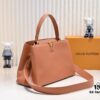 Upgraded M24607 Brown Capucines Souple Large Handbag