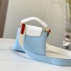Upgraded Version M56848 Light Blue with Beige and Silver-Tone Hardware