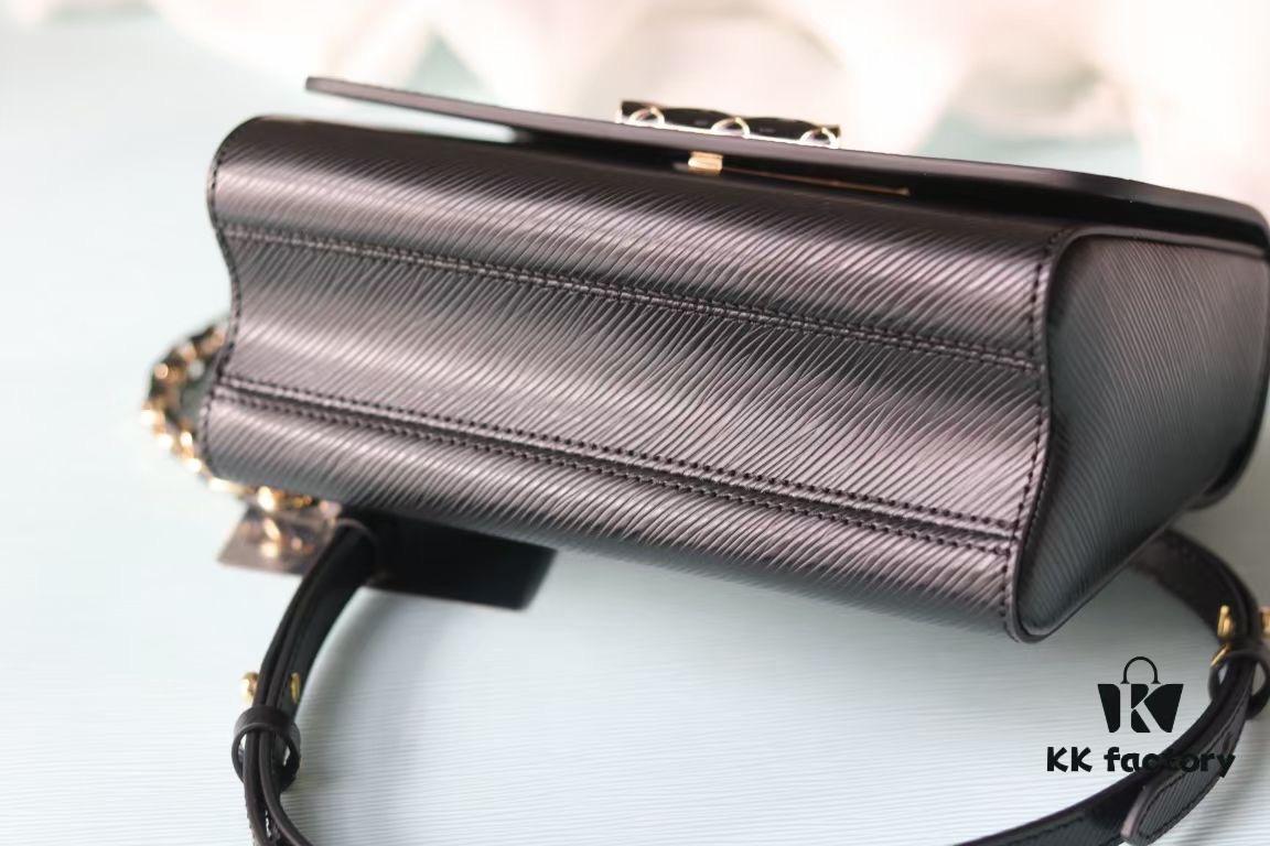 Top-Quality Original LV Twist Medium Handbag in Epi Grained Leather