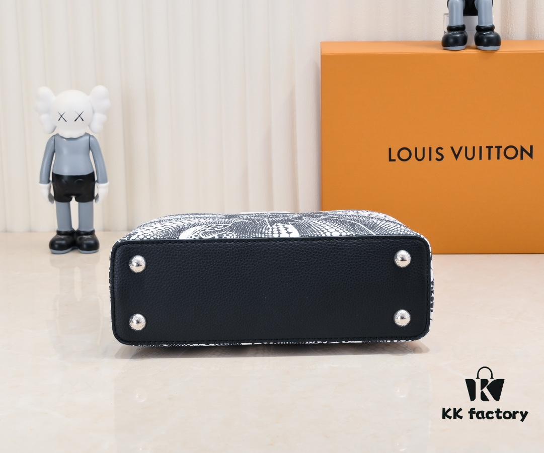 Exclusive On-Site Photo - Factory Release M21704 LV x YK Capucines BB Handbag