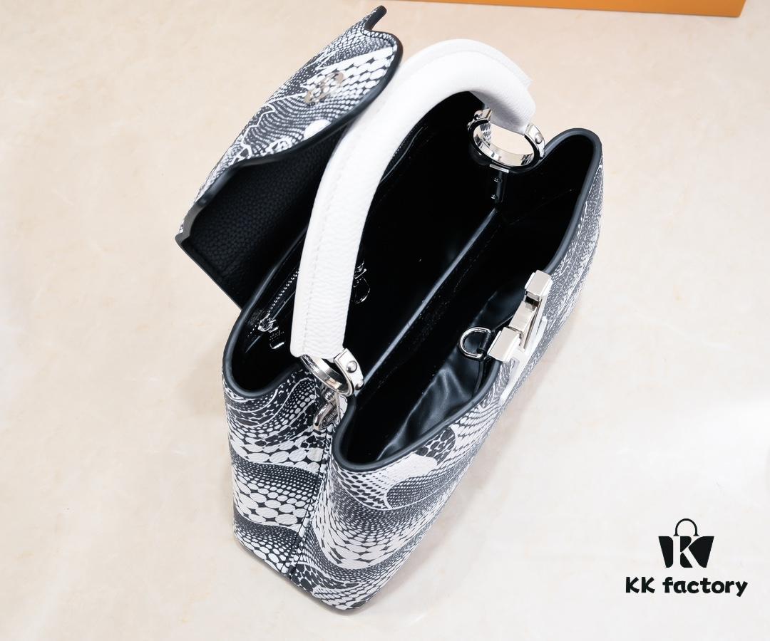 Exclusive On-Site Photo - Factory Release M21704 LV x YK Capucines BB Handbag