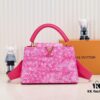 Upgraded Red M21726 Louis Vuitton x Yayoi Kusama Collaboration Capsule Collection Capucines MM Handbag