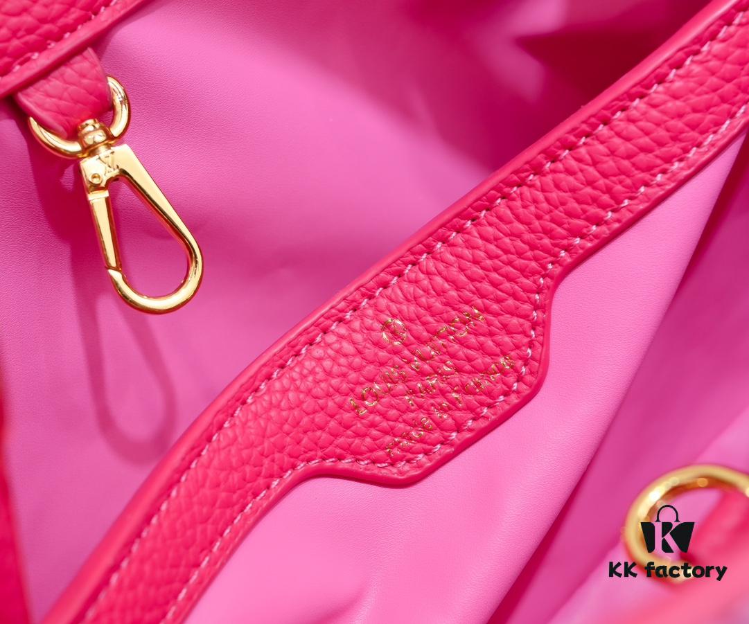 Upgraded Red M21726 Louis Vuitton x Yayoi Kusama Collaboration Capsule Collection Capucines MM Handbag