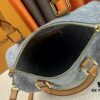 LV SPEEDY 25 Handbag in Light Blue Denim M11213 M40391 M40392