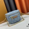 Exclusive Real Photo M83353 Denim LV Gradient Mini Bumbag