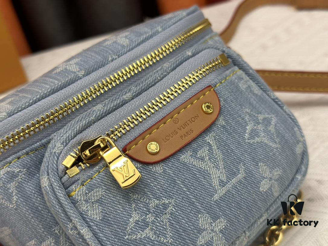 Exclusive Real Photo M83353 Denim LV Gradient Mini Bumbag