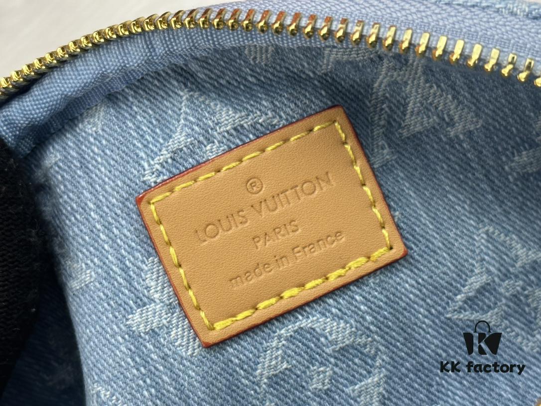 Exclusive Real Photo M83353 Denim LV Gradient Mini Bumbag