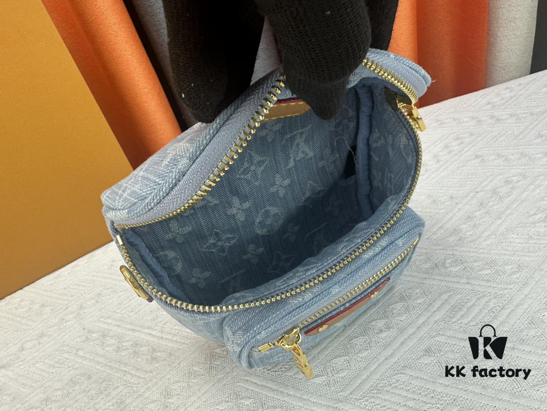 Exclusive Real Photo M83353 Denim LV Gradient Mini Bumbag