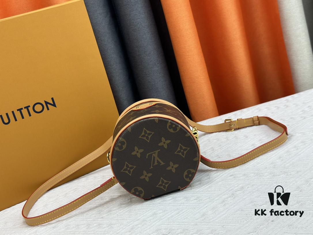 M82952 M43986 Monogram Small Cannes Bucket Bag in Coated Canvas with Yellow Flowers