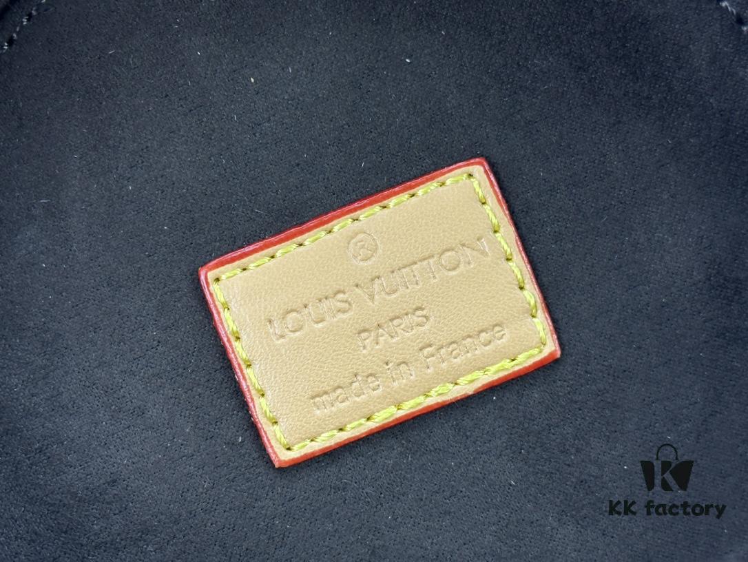 M82952 M43986 Monogram Small Cannes Bucket Bag in Coated Canvas with Yellow Flowers