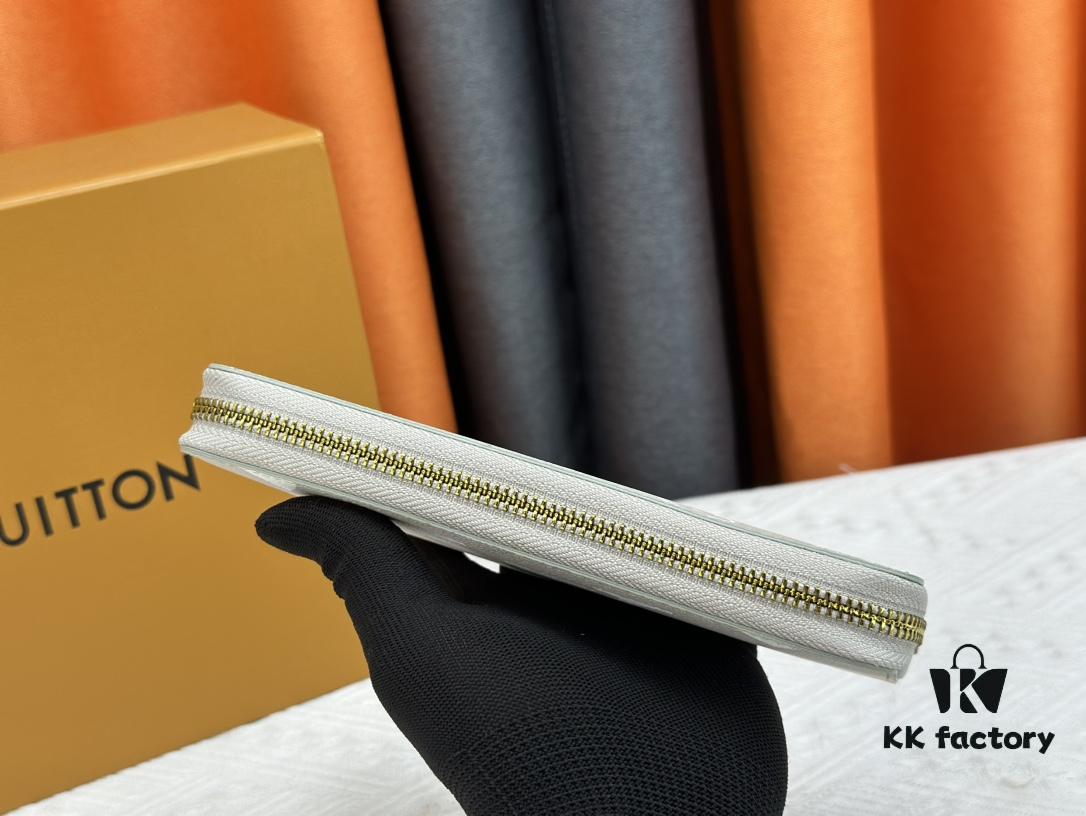 Wallet M80361 Light Pink M60017 New Women's Zipper Pouch