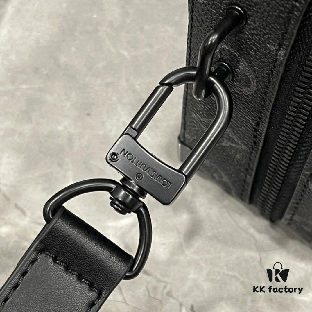 Upgraded Version 🔥 M45935 59163 Handle Soft Trunk Handbag crafted from Louis Vuitton's iconic Monogram Macassar canvas, featuring stud details at corners and leather-reinforced straps that evoke the brand's trunk-making heritage. Its clean silhouette and detachable shoulder strap offer effortless carry for small electronics and daily essentials. The wide-opening design ensures easy access to contents.