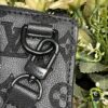 Upgraded Version 59960 Embossed 46098 Black Flower Full Edition New Sac Plat Cross Handbag