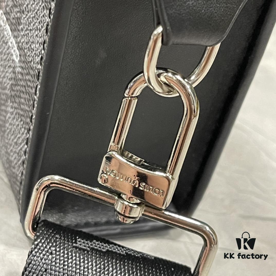 Upgraded 2-Piece Set M64608 M81115 M81972 M81124 M81753 M81431, Inspired by Louis Vuitton Pochette Voyage Clutch in Monogram Shadow Leather