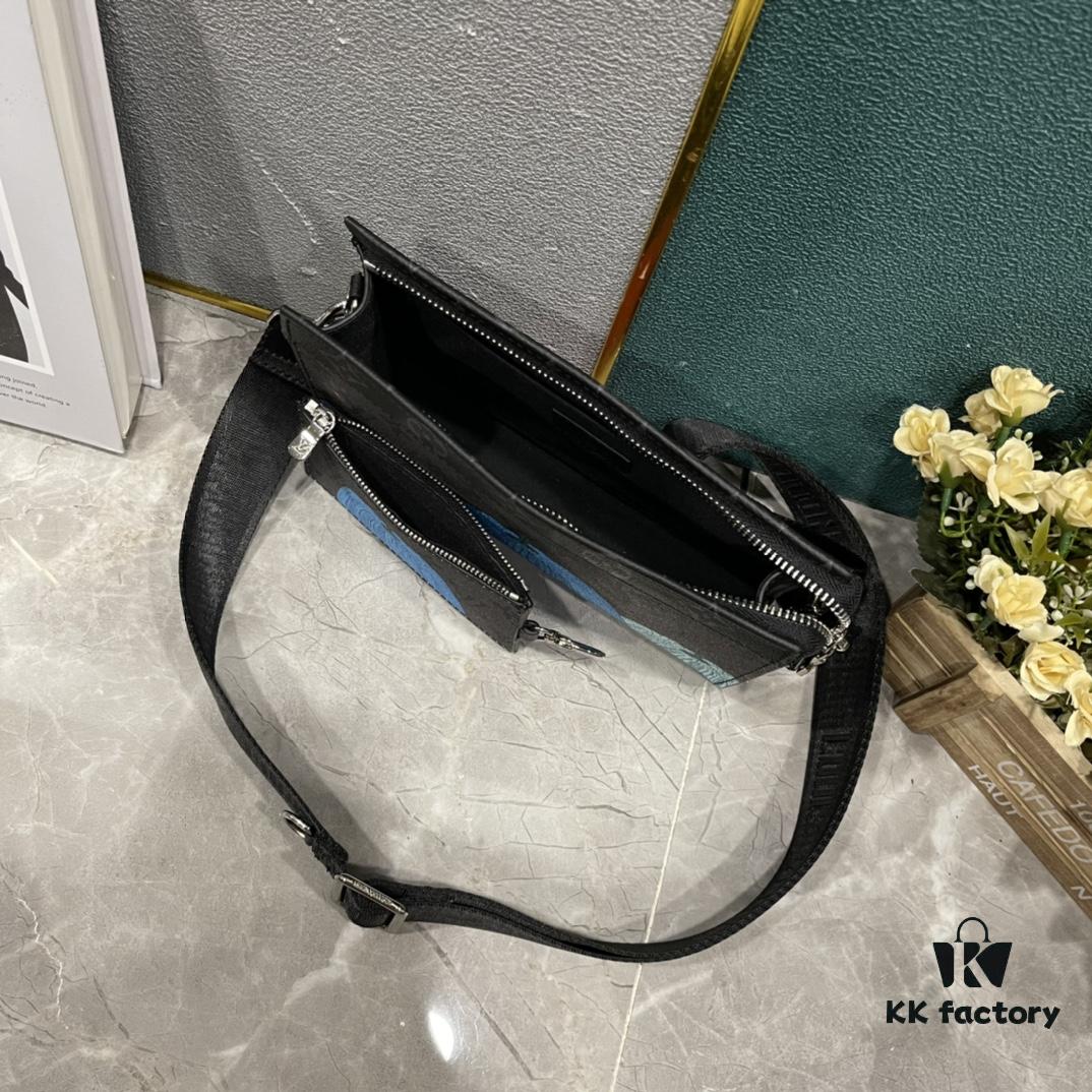 Upgraded 2-Piece Set M64608 M81115 M81972 M81124 M81753 M81431, Inspired by Louis Vuitton Pochette Voyage Clutch, Crafted in Monogram Shadow Leather