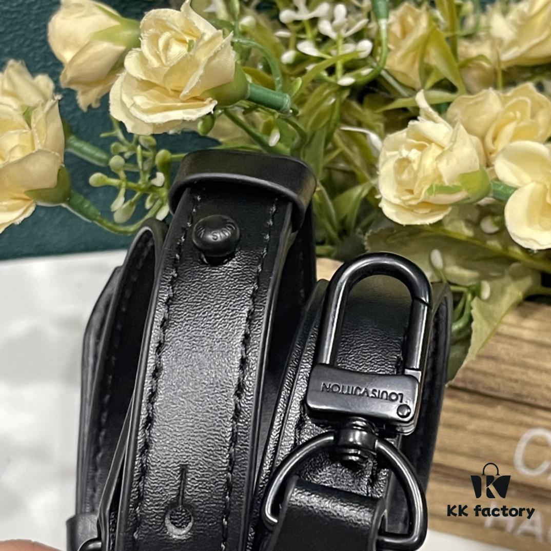 Upgraded Version M82077 M82070 Black Flower, Old Flower, Full Leather Embossing Latest Vertical Trunk Mini Bag