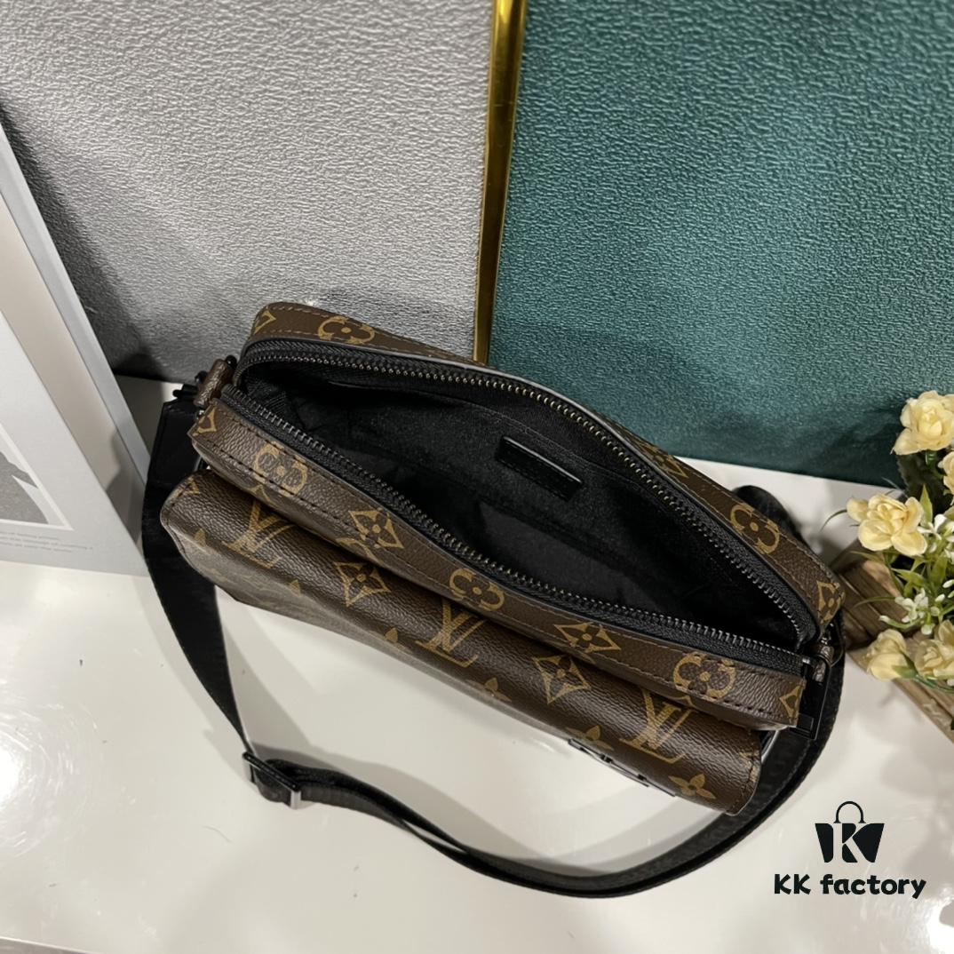 Upgraded Latest Model M22482 M22611 Fastline Messenger Bag in Soft Cow Leather