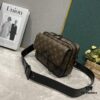 Upgraded M46795 M23742 Black Floral Embossed Men's Latest Messenger Bag Steamer Collection