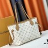 M40995 M40994 White Flower Parent-Child Bag Classic Shopping Bag Louis Vuitton New Neverfull