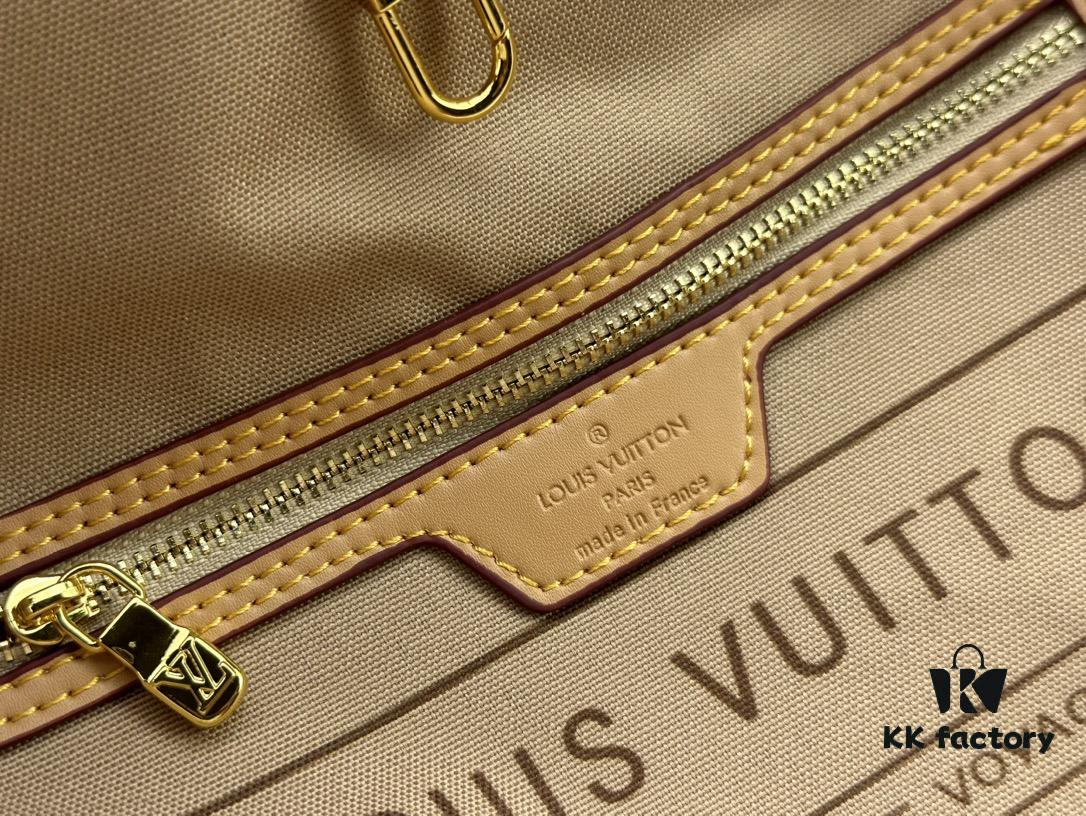 M40995 M40994 White Flower Parent-Child Bag Classic Shopping Bag Louis Vuitton New Neverfull