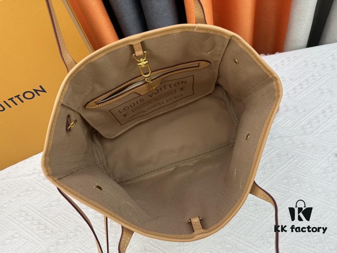 M40995 M40994 White Flower Parent-Child Bag Classic Shopping Bag Louis Vuitton New Neverfull