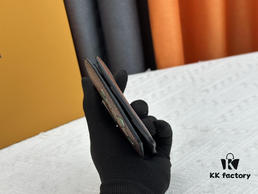 Original Wallet [60895 Large Grid Silk Screen, Actual Product Photography, Original Background] M62901 Louis Vuitton Multiple Wallet