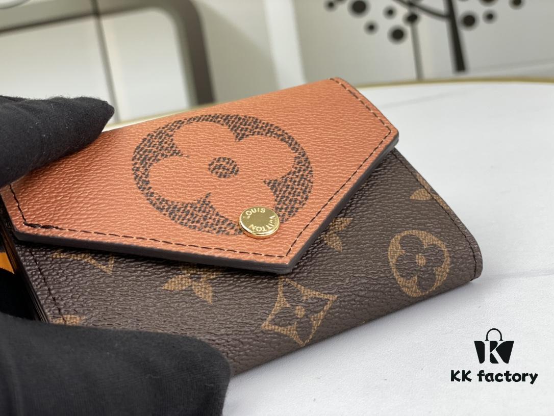 M80725 Yellow Flower New Color-Block Coin Purse