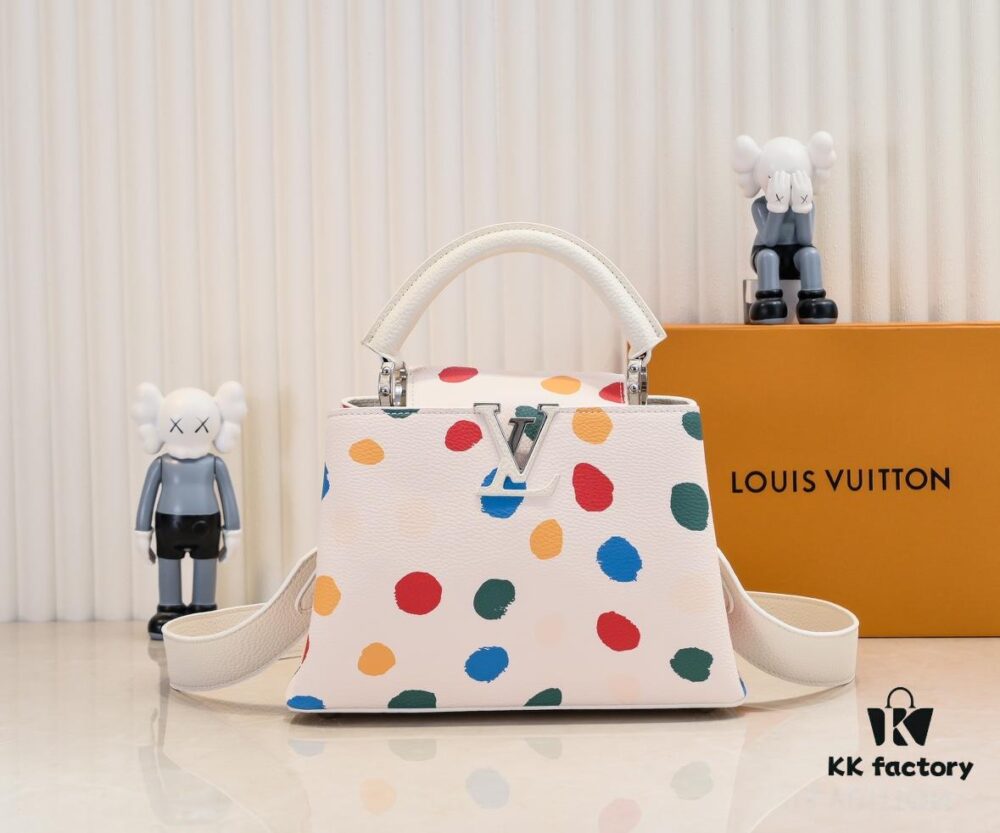Upgraded M21663 LV x YK Capucines Small Handbag