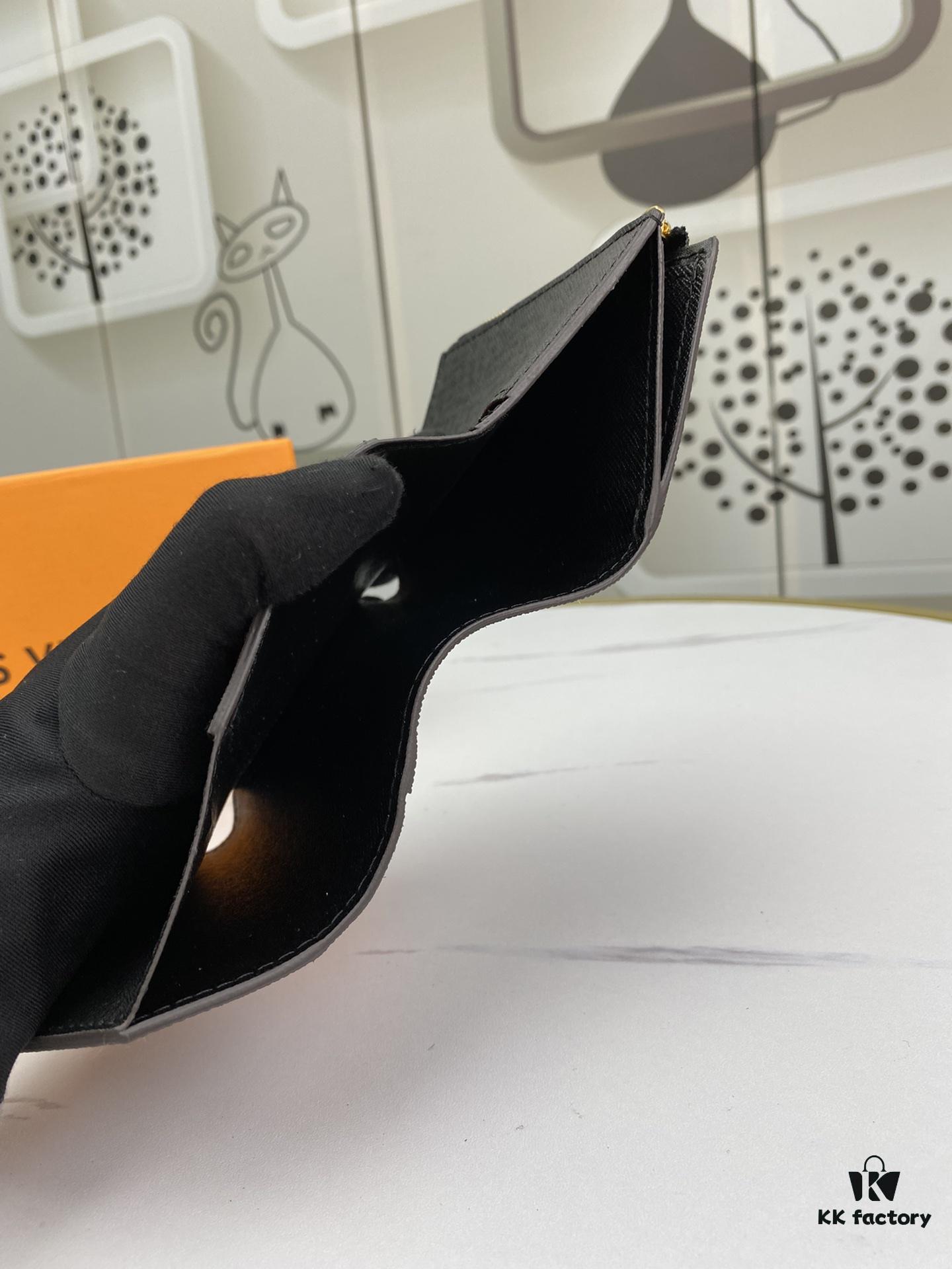 M80725 Yellow Flower New Color-Block Coin Purse