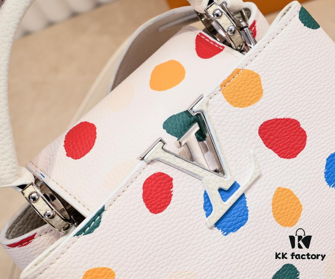 Upgraded M21663 LV x YK Capucines Small Handbag