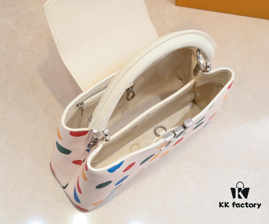 Upgraded M21665 LV x YK Capucines Medium Handbag