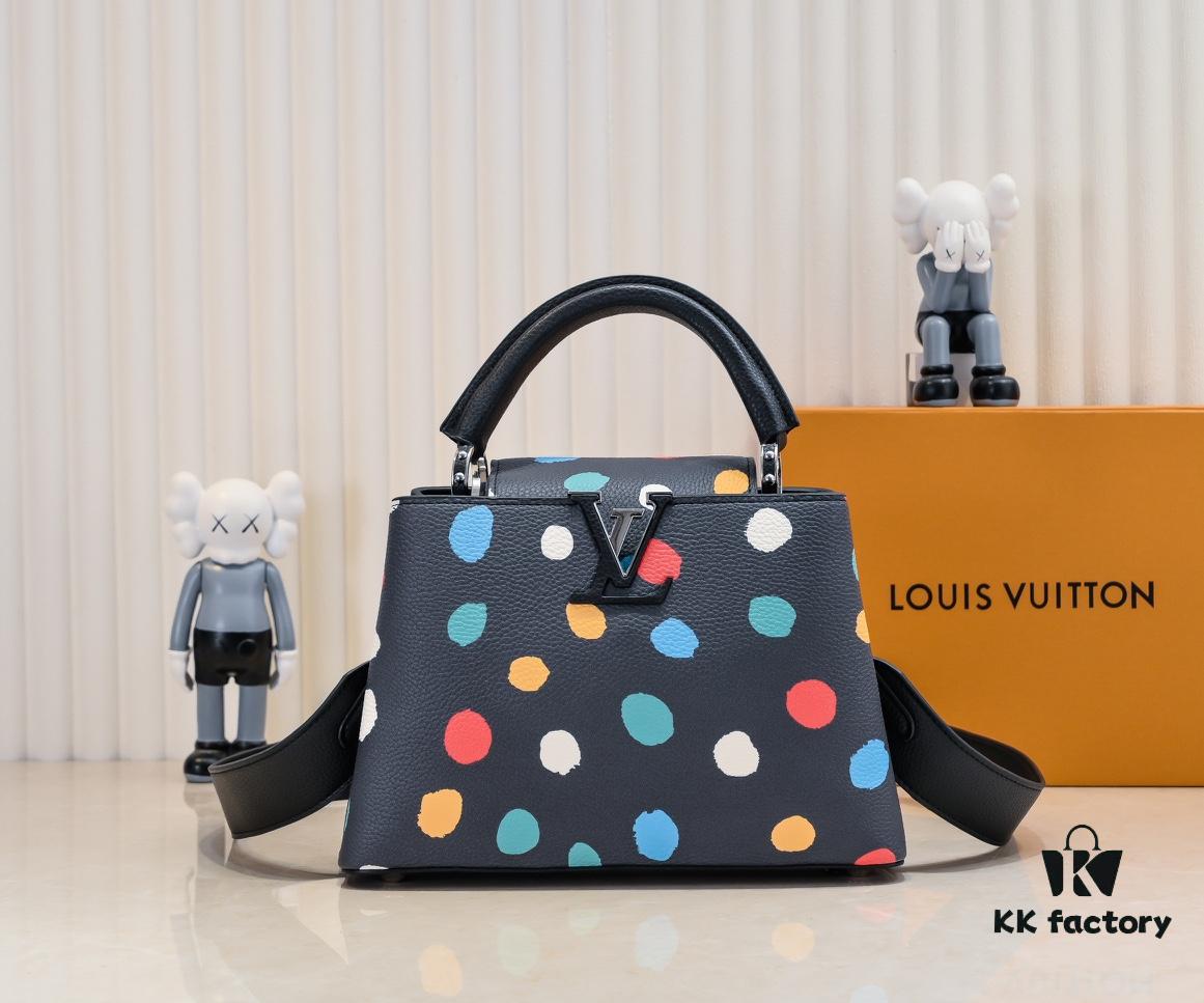Upgraded M21663 LV x YK Capucines Small Handbag