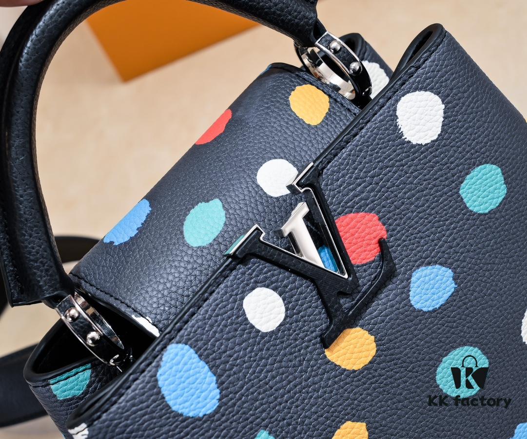 Upgraded M21663 LV x YK Capucines Small Handbag