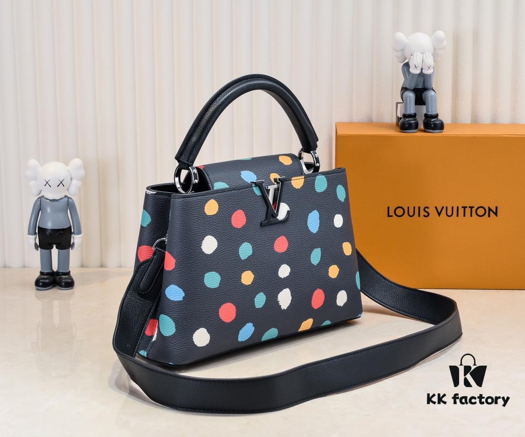 Upgraded M21665 LV x YK Capucines Medium Handbag