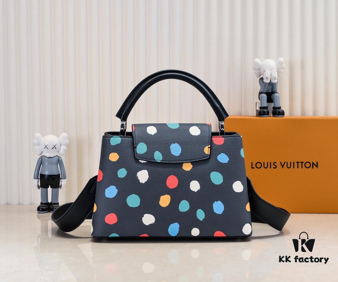 Upgraded M21665 LV x YK Capucines Medium Handbag