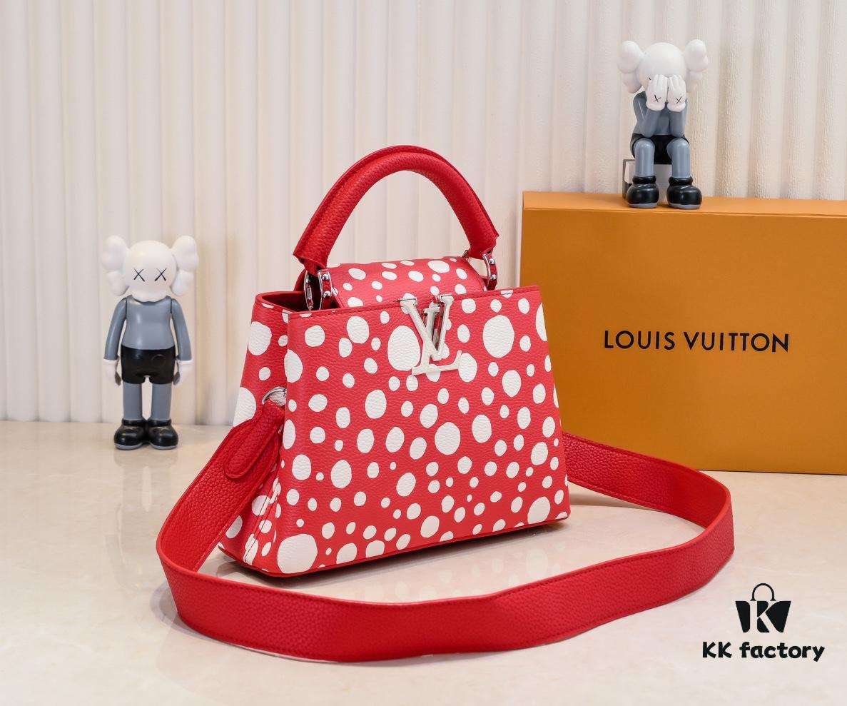Upgraded M21663 LV x YK Capucines Small Handbag