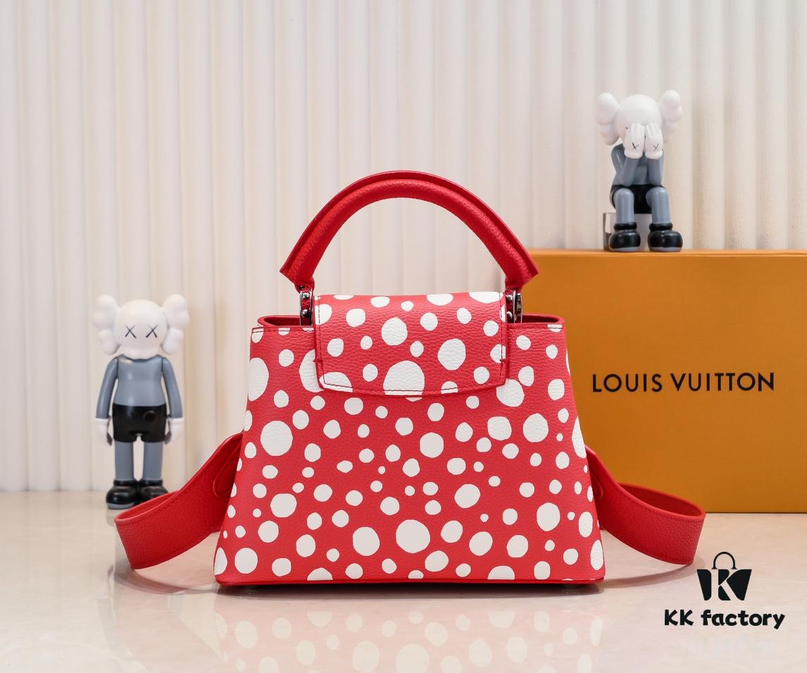 Upgraded M21663 LV x YK Capucines Small Handbag
