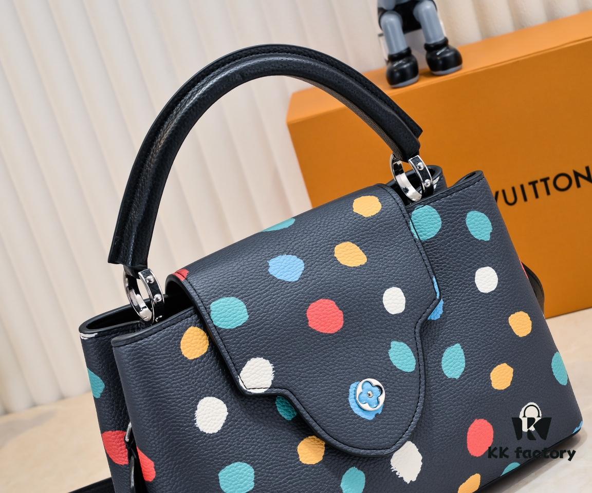 Upgraded M21665 LV x YK Capucines Medium Handbag