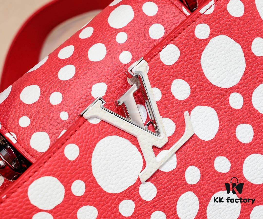 Upgraded M21663 LV x YK Capucines Small Handbag