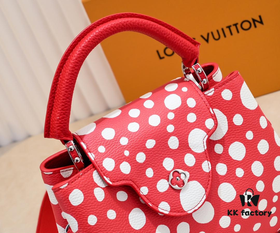 Upgraded M21663 LV x YK Capucines Small Handbag
