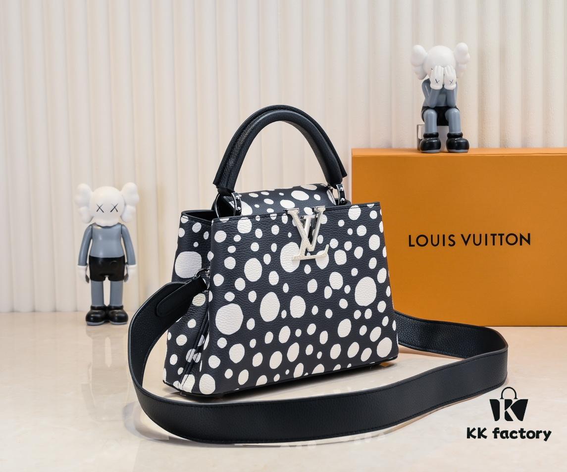 Upgraded M21663 LV x YK Capucines Small Handbag