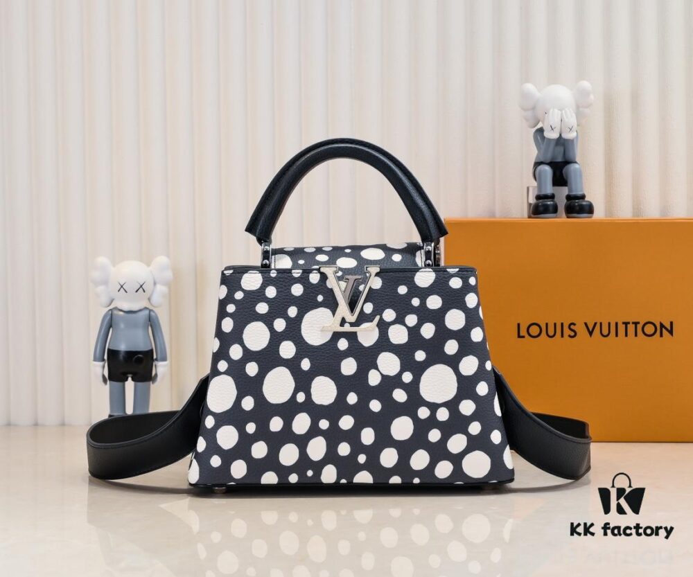 Upgraded M21663 LV x YK Capucines Small Handbag